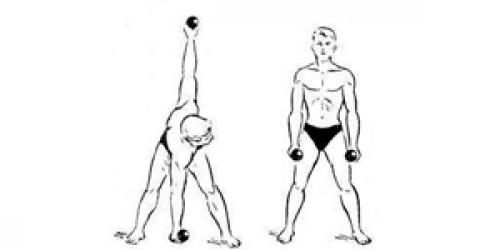 Упражнения для пресса с гантелями