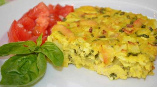 Диетическая запеканка из кабачков и брокколи