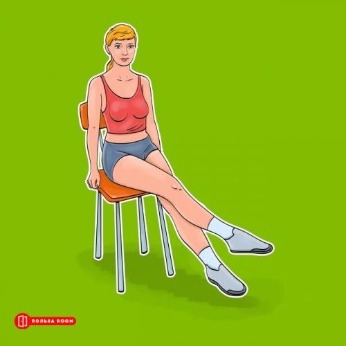 Упражнения для живота с картинками. 7 Упражнения для плоского живота, которые можно делать, сидя на стуле.