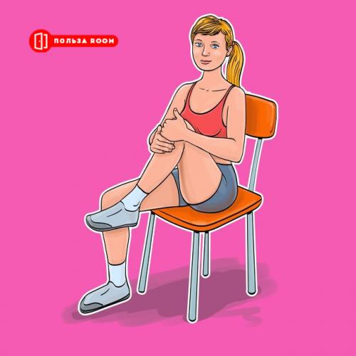 Упражнения для живота с картинками. 7 Упражнения для плоского живота, которые можно делать, сидя на стуле.