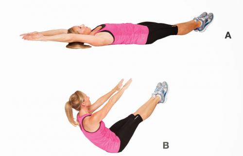 Упражнения для пресса для женщин. Как накачать пресс девушке: 18 упражнений и программы