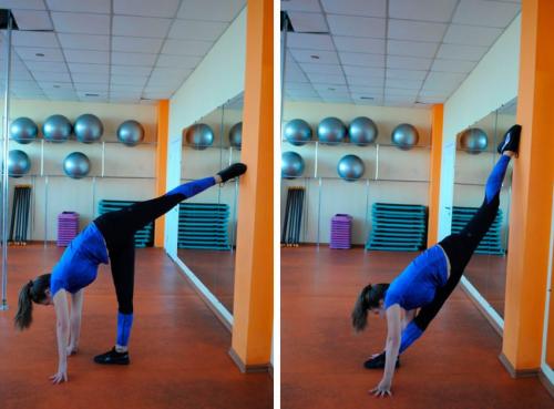 Упражнения для растяжки на шпагат. Комплекс упражнений на продольный шпагат