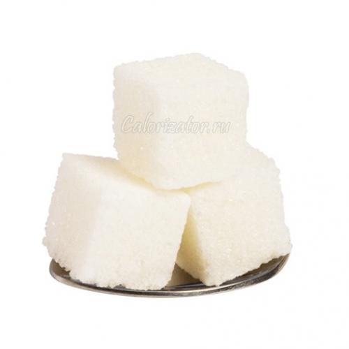 Сколько калорий в 1 кубике сахара рафинада. Сахар-рафинад