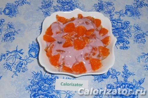 Как много ккал содержится в меда, если он с добавлением фруктов. Фруктовый салат с медом