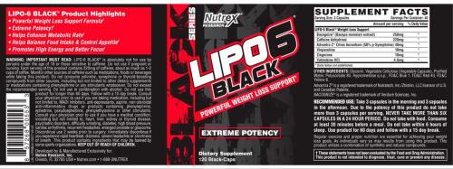 Как быстро можно увидеть результаты от приема Лип.  Как правильно принимать жиросжигатель Nutrex Lipo 6 black: инструкция по применению