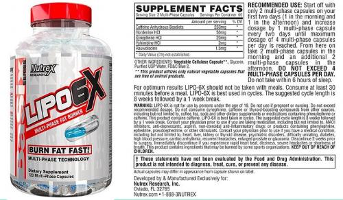 Как Nutrex Lipo 6 Black влияет на уровень энергии.