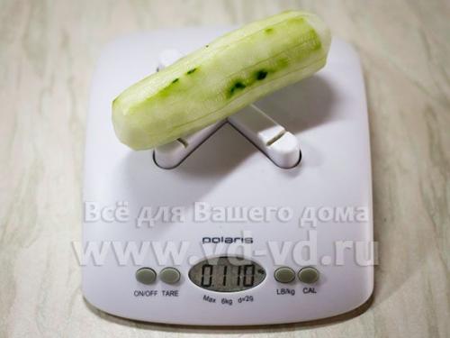 Огурец вес 1 шт. Сколько в одном огурце грамм